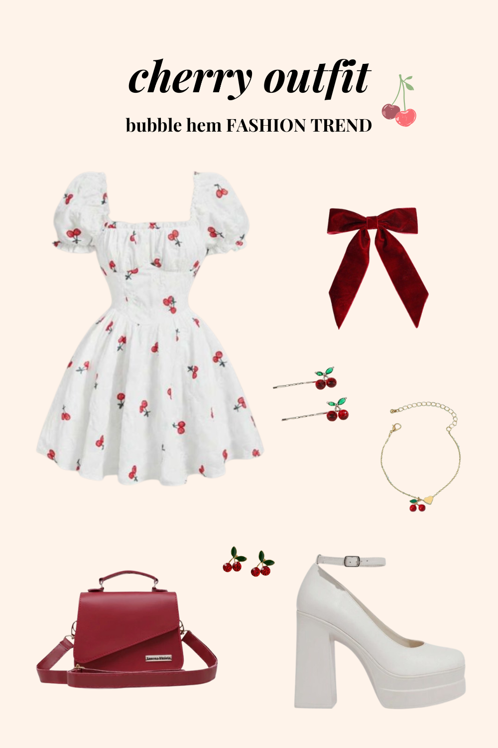 cherry outfit